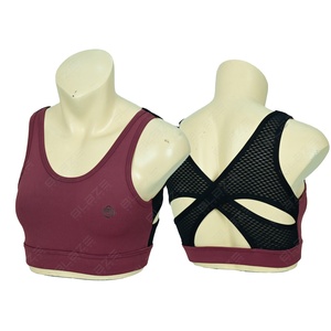 Les soutiens-gorge de sport personnalisés en élasthanne/nylon combinent des paires de designs élégants avec des leggings de yoga à taille élastique parfaitement - Product Image 2