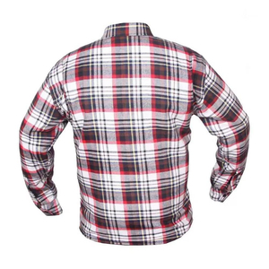 Men's Aramid Lined <b>Kevlar</b> Flannel <b>Shirt</b> <b>Motorcycle</b> Riding Protective Custom Logo Wholesale OEM Bulk - Product Image 2