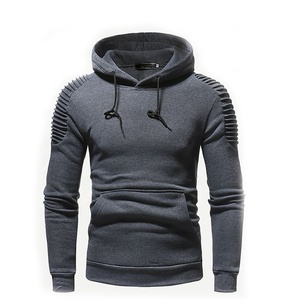 Nouveaux sweats à capuche pour hommes personnalisés avec logo brodé, respirants, écologiques, anti-rides, avec tissu doux et option de marque privée - Product Image 2
