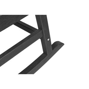 Fauteuil à bascule d'extérieur gris surdimensionné pour adultes, résistant aux intempéries, pour véranda, pelouse et jardin - Product Image 3