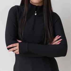 Traje de equitación de manga larga transpirable de alta calidad para mujer, ropa ecuestre premium de Solid International. - Product Image 5