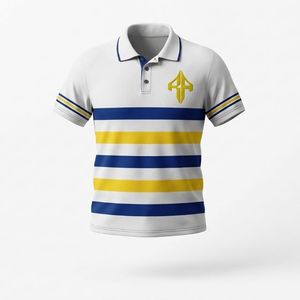 Ensemble polo homme personnalisé, design haut de gamme, matière polyester/coton, style décontracté, technique imprimée par RIVIAN ATLANTIC - Product Image 1