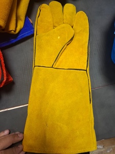 Hot Selling High Quality Breathable Eco-Friendly Cut Proof Welding Leather <b>Gloves</b> Vintage Sports Safety Custom Design - Product Image 6
