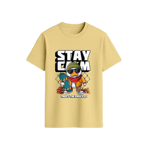 Camiseta de Algodón con Estampado Gráfico para Hombre, Cuello Redondo, Manga Corta, Estilo Casual, al Mejor Precio, de BD - Product Image 4