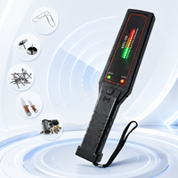 Détecteur de métaux portatif haute sensibilité, scanner de sécurité portable avec alarme sonore et vibratoire pour l'inspection des événements scolaires