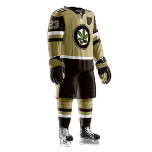 premium fabric smooth texture sportswear ice hockey uniform durable stitching long lasting ice hockey uniform - Product Image 2