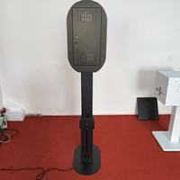 Anneau lumineux RGB élégant en métal ovale avec télécommande pour photomaton, compatible DSLR et iPad, idéal pour les entreprises de location pour événements privés
