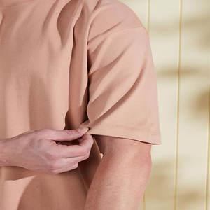 Camiseta Personalizada con Lavado Ácido, 100% Algodón, Estilo Urbano, Vintage, Color Beige Deslavado - Product Image 4