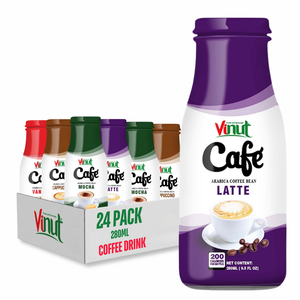 Coffee Drink Arabica Robusta Premium VINUT 280ml Aluminum Can OEM ODM Wholesale Private Label - Product Image 1
