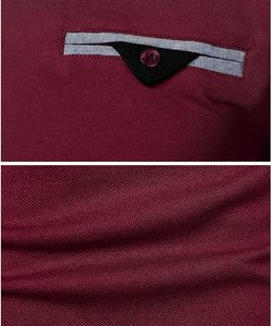 Camiseta Polo Personalizada con Bordado de Marca Personalizada, Ropa de Negocios para Hombre, Camiseta de Algodón Tejido para Hombre - Product Image 4