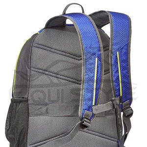 Sac à dos de football bleu, sac de sport durable avec plusieurs compartiments, vente en gros, sac à dos de voyage pour entraînement de football pour adultes - Product Image 3