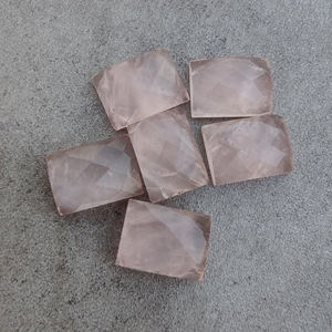 Cuarzo Rosa Natural, Corte Rectangular, Calibrado, Gema Natural Suelta - Product Image 3
