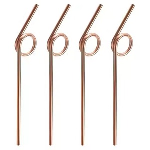 Premium Reusable Stainless Steel <b>Straws</b> <b>for</b> Smoothies Milkshakes and Fresh Juice <b>Drinks</b> - Product Image 2