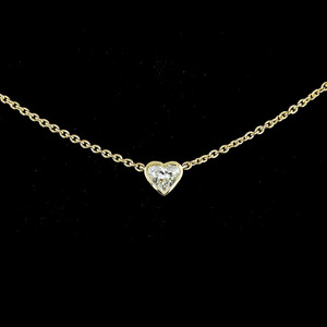 สร้อยคอเพชรทรงหัวใจเจ็ดเม็ดแบบสั่งทำพิเศษ  ทอง 10K 14K 18K เงินแท้ 925 935 - Product Image 2