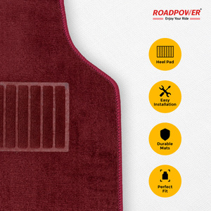 Alfombrillas de Coche ROADPOWER (RP-MAT-032) Premium de 3 Piezas, Duraderas, Diseño de Fácil Instalación, Construcción de Alfombra Premium y Refuerzo en el Talón - Product Image 3