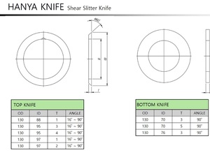 Lames de découpe de haute précision, lames circulaires industrielles de qualité supérieure, outils de coupe personnalisés, carbure SKD11 - Product Image 6