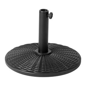 Base en plastique injecté 17,72 x 17,72 x 12,99 po, motif imitation rotin, pour parasols et bases de terrasse - Product Image 6