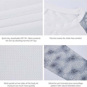 Camiseta de Pesca Sublimada Personalizada con Protección UV, Manga Larga para Torneos, UPF50, Secado Rápido - Product Image 3