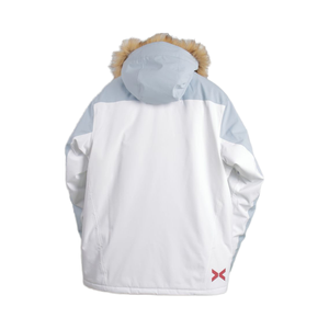 Chaqueta de Esquí Impermeable y Cortavientos para <span class=keywords><strong>Hombre</strong></span>, Chaqueta de Snowboard con Forro de Piel Extraíble en la Capucha Desmontable, de Proveedor Chino - Product Image 4