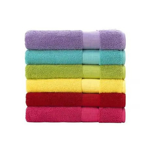 ผ้าขนหนูโรงแรมคุณภาพพรีเมียม รักษ์โลก สีพื้นเข้ม 100% ผ้าฝ้าย เนื้อนุ่มพิเศษ ป้องกันการแพ้ ซึมซับน้ำได้ดี แห้งเร็ว รับผลิตตามแบบ - Product Image 2