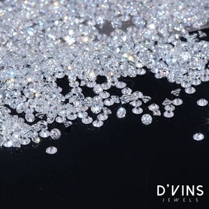 เพชรแล็บโกรว์คุณภาพพรีเมียม D'VINS JEWELS ทรงกลมเจียระไนบริลเลียนท์ สี D จากเมืองสุราษฎร์ สำหรับทำเครื่องประดับ - Product Image 5