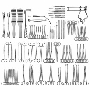 PENTAX SURGICAL 104-Piece Basic Laparotomy Instrument Set Stainless Steel Surgical Instruments German Grade CE Certified Surgery - Product Image 1