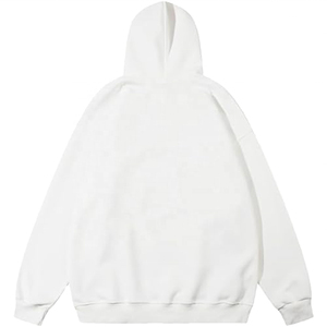 Sweat-shirt à capuche en tissu doux à séchage rapide, avec impression en relief, couleur personnalisée, design tendance, idéal pour les tenues décontractées, en vente. - Product Image 4