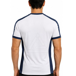 Camisetas Deportivas Casuales para Hombre, Ajustadas, de Manga Corta, Cuello Redondo, Elásticas, para Gimnasio, Entrenamiento, Ropa Deportiva al por Mayor - Product Image 4