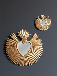 Décoration intérieure Sacré Coeur Goutte D'huile Pendentif Coeur De Pêche Pendentif DIY Boucles D'oreilles Collier Bijoux Accessoires - Product Image 5