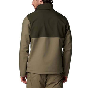 Latest Design Men's Winter Color Panel Fleece Waterproof Softshell <b>Jacket</b> Stand Collar Casual Outdoor Autumn Softshell <b>Jackets</b> - Product Image 2
