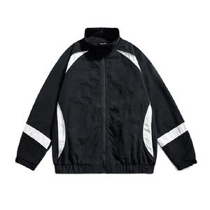<b>Men's</b> Winter Thick Zipper Canvas Waterproof Hooded Windbreaker <b>Jacket</b> for <b>Cycling</b> Running OEM Service - Product Image 1