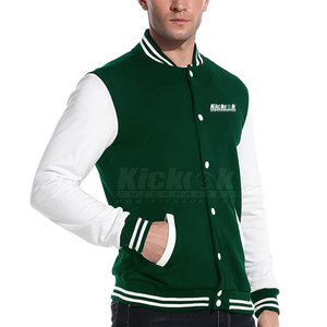 High Quality Men's 100% Cotton Letterman <b>Jacket</b>-Stylish Casual Winter Outerwear Windproof for Outdoor <b>Travel</b> & Daily Use - Product Image 2