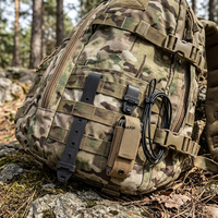 Boucle de connexion tactique Molle en plastique, kit de connecteurs K-Sheath pour fixation sur gilet ou sac à dos