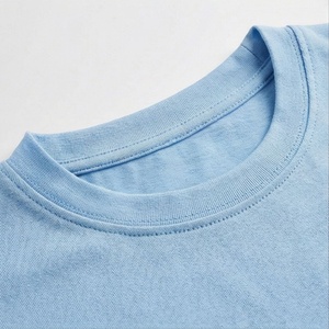 Conjunto de 2 Piezas para Mujer, Camiseta de Manga Corta Azul Claro y Pantalones Cortos por Encima de la Rodilla, Estilo Casual, Holgado, Tejido de Algodón y Elastano, Primavera, Talla S - Product Image 4