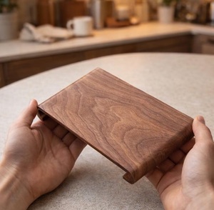 Walnut Wooden Tea Tray Simple Curved Tea Board <b>Small</b> Tea <b>Table</b> Decorative Wooden <b>Drink</b> Tray Handmade Coffee Serving Board - Product Image 2