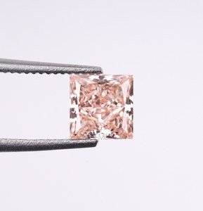 Diamante Rosa de 1.0 CT |   Diamante Cultivado en Laboratorio Princesa |   Diamante suelto de lujo para pendientes, anillo de aniversario, regalo de anillo de boda - Product Image 3