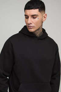 Sudadera con Capucha de Alta Calidad para Hombre, Corte Regular, Sin Forro, con Forro de Peluche, 100% Algodón, Invierno, Logotipo Personalizado, Felpa Gruesa - Product Image 6