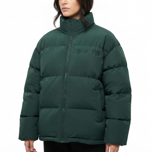 Chaqueta Acolchada Premium para Mujer, Abrigo de Invierno con Cierre Completo, Corte Regular, Prenda Exterior Cálida, Etiqueta Privada Personalizada - Product Image 1