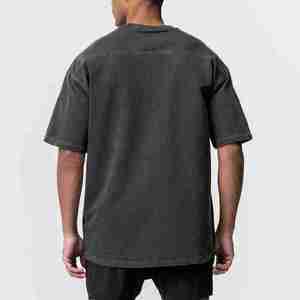 T-shirt sans manches à col rond unisexe de haute qualité pour hommes, streetwear surdimensionné, 100% coton, séchage rapide - Product Image 4
