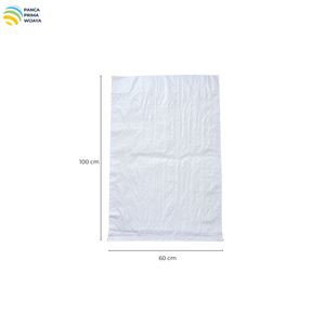 Saco Tejido de PP Blanco de Alta Calidad de 60x100cm |   Bolsa de Plástico Resistente para Empacar Arroz, Harina, Fertilizantes y Azúcar - Product Image 2