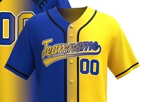 Maillot de baseball personnalisé pour jeunes, logo imprimé en 3D, faible MOQ, confortable, personnalisable, nom de l'équipe imprimé par sublimation