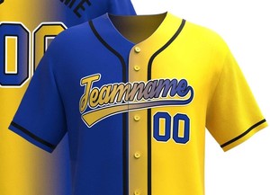 Jersey de Béisbol Personalizado con Logotipo Impreso en 3D, Bajo MOQ, para Jóvenes, Cómodo, con Nombre del Equipo y Estampado Sublimado - Product Image 5