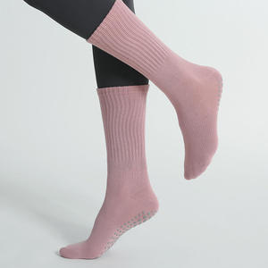 Calcetines de Yoga Antideslizantes Profesionales para Mujer, Calcetines de Fitness de Media Pantorrilla para Verano, Deportes de Interior, Pilates - Product Image 3