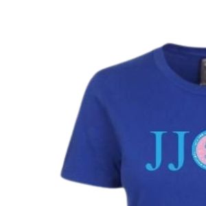 Jack and Jill Philadelphia T-shirt à manches courtes bleu royal pour femme, en coton, décontracté, confortable, pour tous les jours, vêtements pour événements - Product Image 6