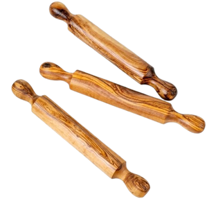 Wooden <b>Rolling</b> <b>Pin</b> Dumpling Dough Roller Essential Kitchen Utensil Tool for Fondant Pasta Wooden Mini <b>Rolling</b> <b>Pins</b> - Product Image 1