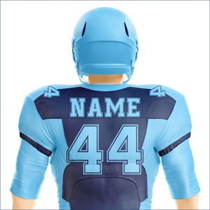 Adult American Football Uniform Custom Printed Sublimation Gridiron Jersey Pants Set Half Team Name Bulk Teamwear Sportswear - Product Image 5