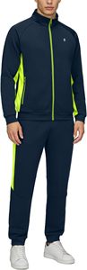 Ensemble de survêtement pour homme, 2 pièces, ensemble de jogging athlétique, ensemble complet avec fermeture éclair, survêtement de sport pour homme - Product Image 4