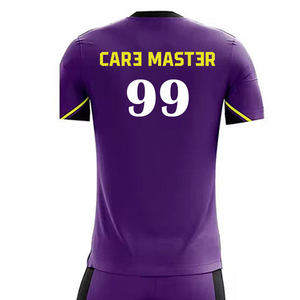 ชุดฟุตบอลทีมชายแบบใหม่ล่าสุดของ OEM คุณภาพสูง ชุดฝึกซ้อมฟุตบอล ชุดยูนิฟอร์มฟุตบอลแบบซับลิเมชั่น - Product Image 6