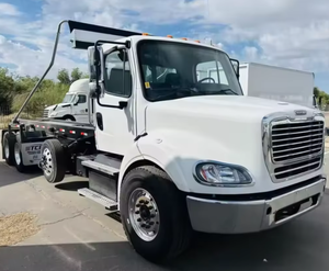 Camión de plataforma deslizante de tres ejes Freightliner M2 112, 8x4, con caja de cambios automática, diésel, usado, en venta. - Product Image 6