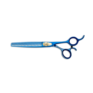 Tijeras de Peluquería Profesionales con Recubrimiento de Titanio Azul, 6 y 6.5 Pulgadas, Tijeras de Barbero con Filo Afilado, Herramienta de Corte para Salón, Larga Duración - Product Image 6